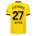 Borussia Dortmund Karim Adeyemi #27 Kopio Koti Pelipaita 2023-24 Lyhyet Hihat